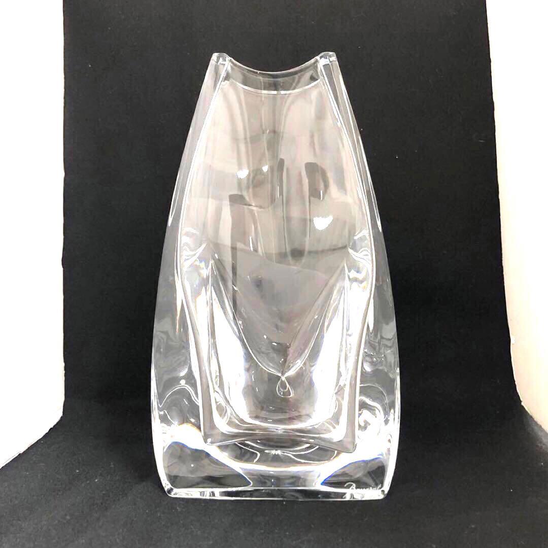 BACCARAT バカラ マサイフラワーベース　クリスタル　クリア　花瓶