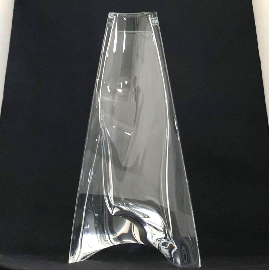 BACCARAT バカラ マサイフラワーベース　クリスタル　クリア　花瓶