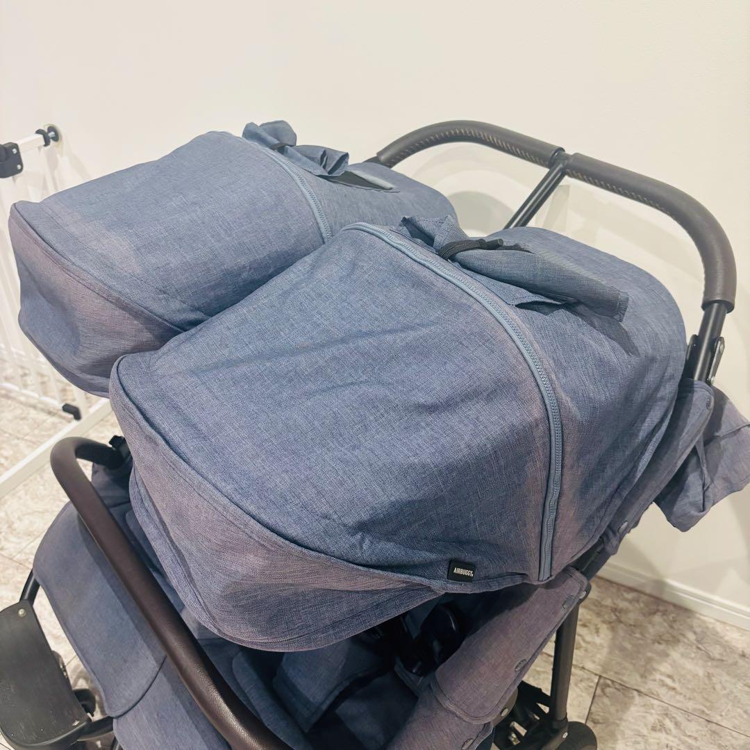 AirBuggy エアバギー ココダブル フロムバース ベビーカー アースブルー