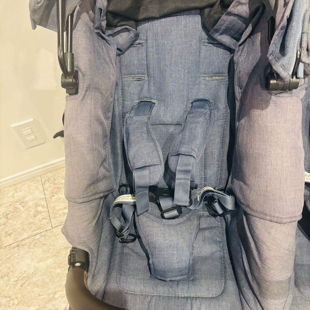 AirBuggy エアバギー ココダブル フロムバース ベビーカー アースブルー