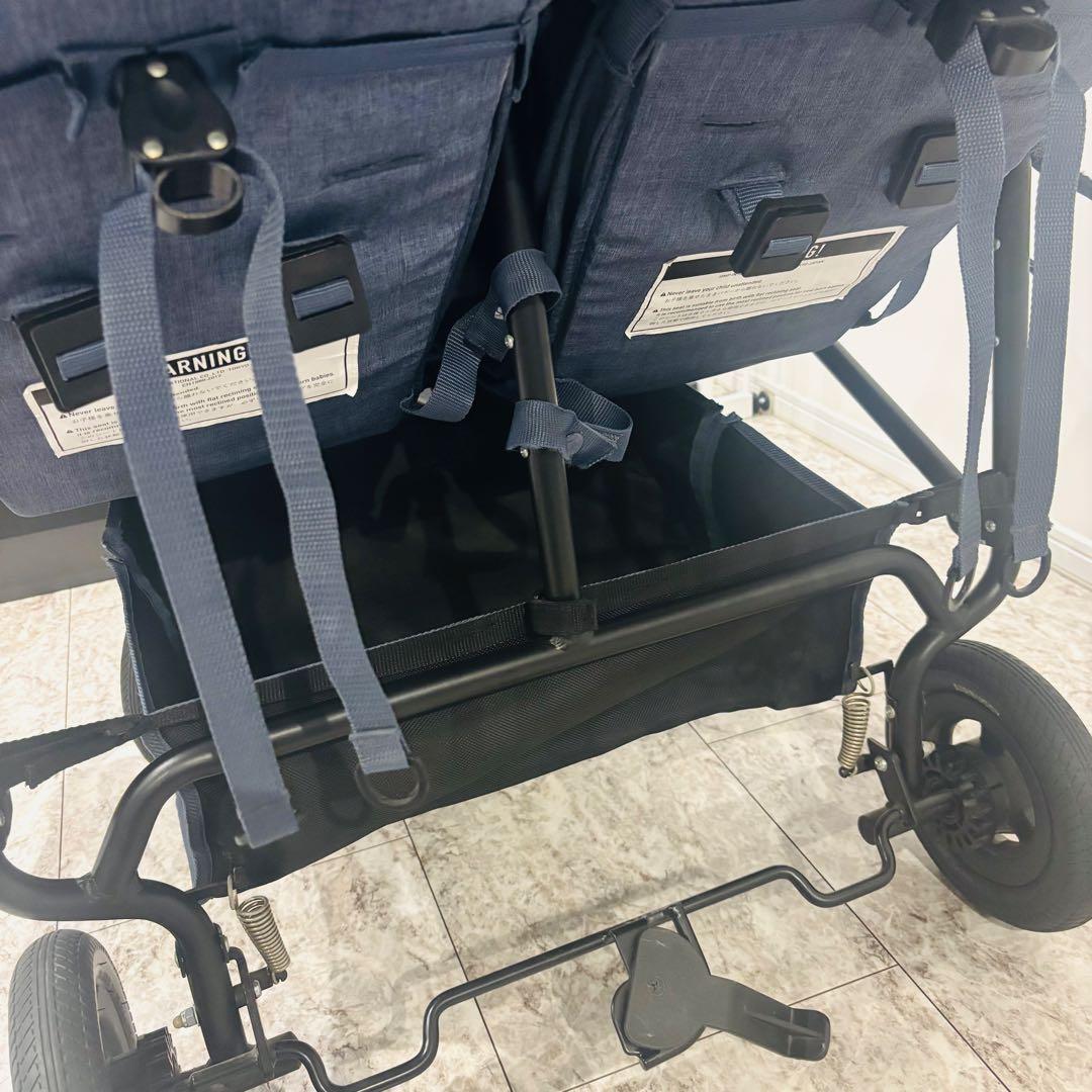 AirBuggy エアバギー ココダブル フロムバース ベビーカー アースブルー