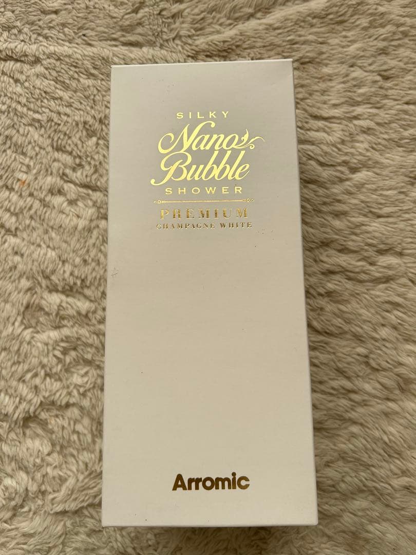 【新品・未使用】アラミック　シルキーナノバブルシャワープレミアムJSNB2-CW