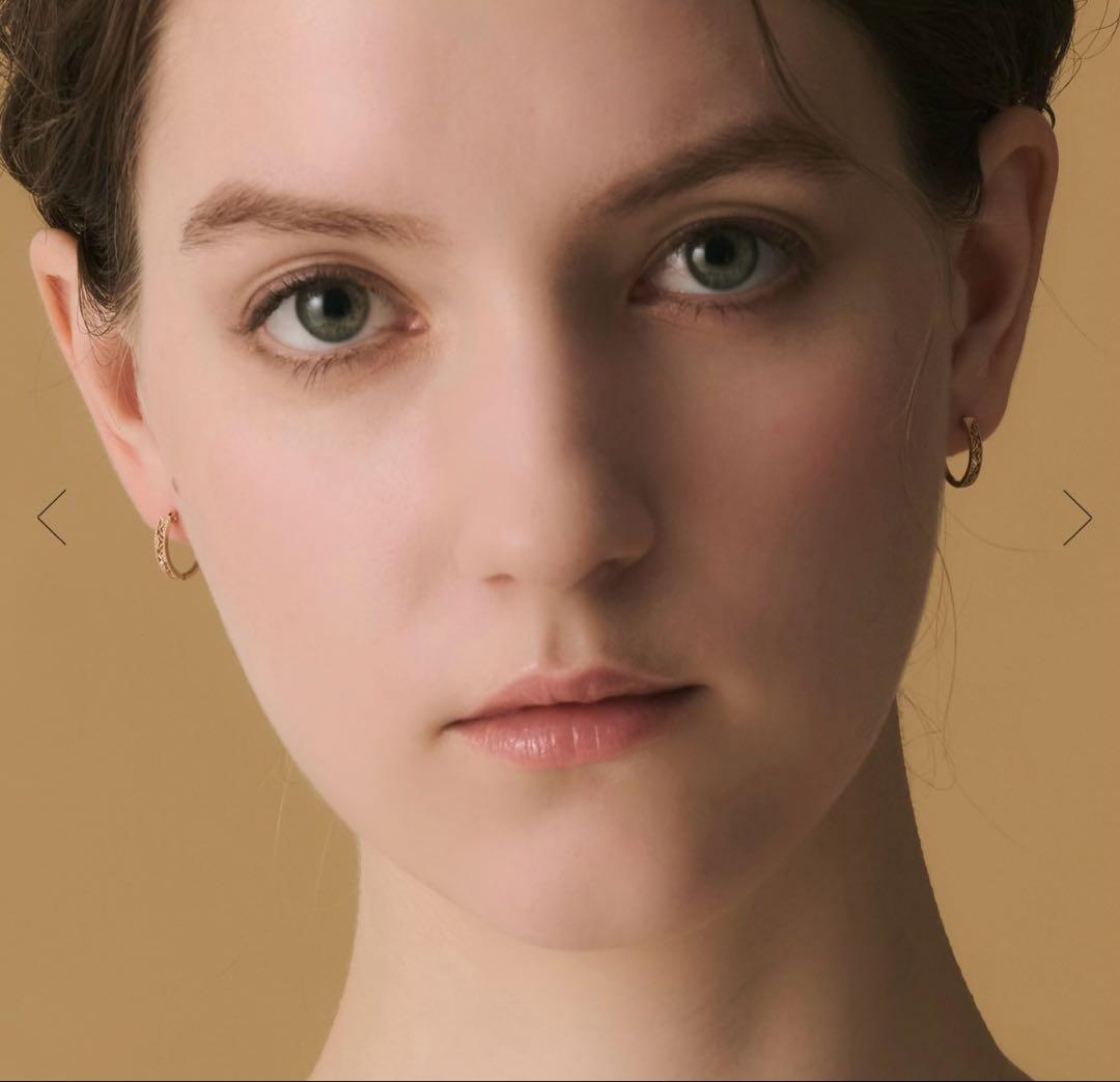 agete 10k フープピアス