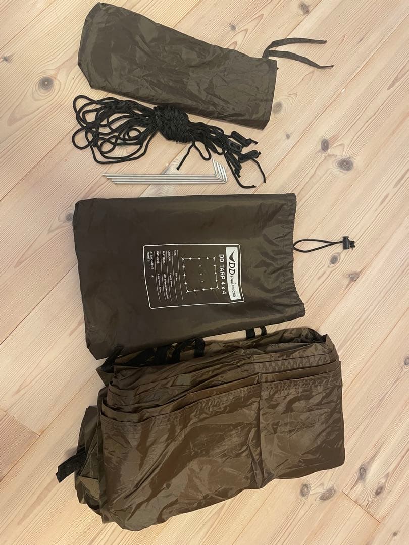 DD Hammocks DD Tarp 4 x 4 コヨーテブラウン