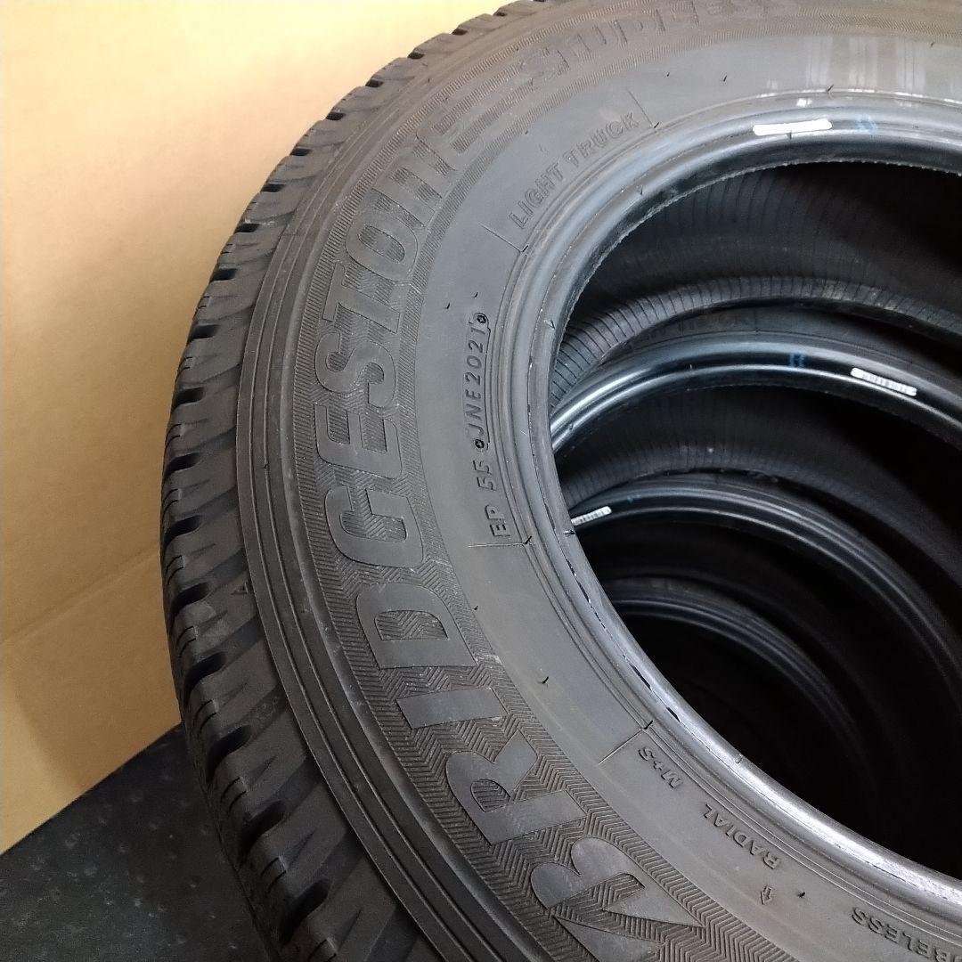 ★バリ山 195/80R15LT ブリヂストン ブリザック VL1 21年製4本