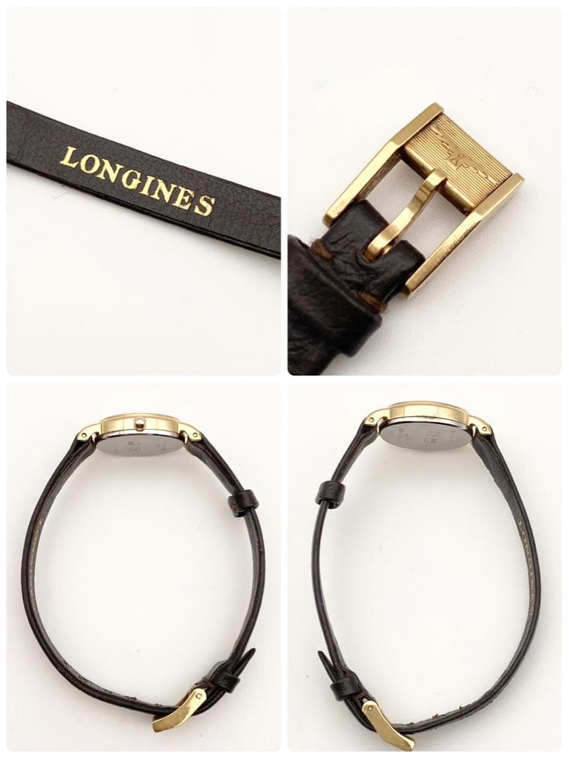 【稼働品】ロンジン クォーツ オーバル型　腕時計 ゴールド 21354319