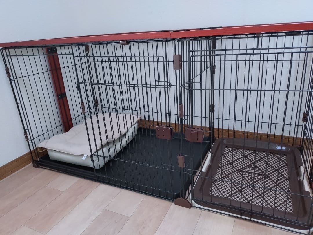 大型犬用金属製犬用ケージ