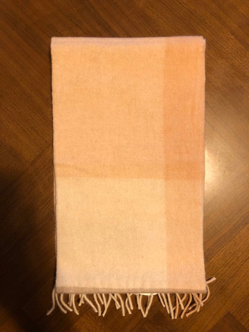 【新品】Chloe カシミア 100% マフラー チェック ピンク ベージュ