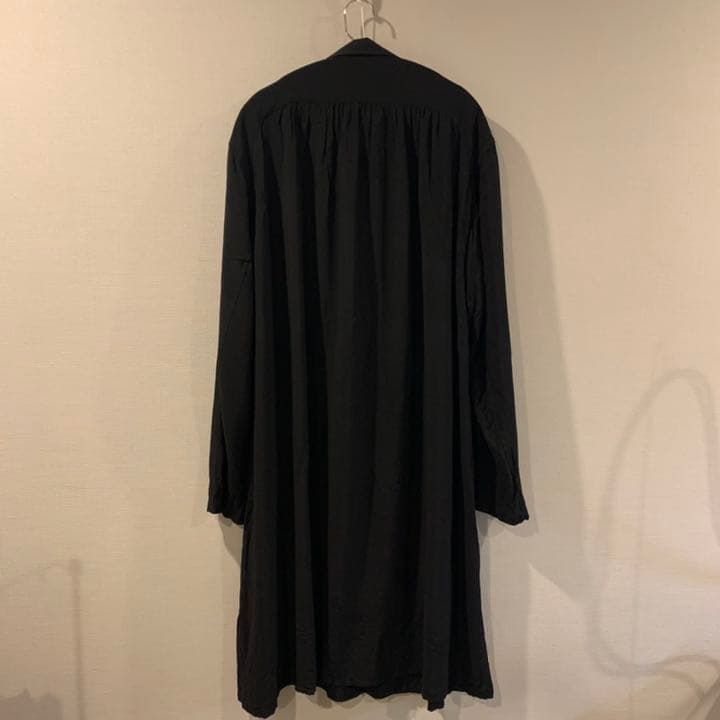 ヨウジヤマモト　レーヨン　オープンカラー　コート