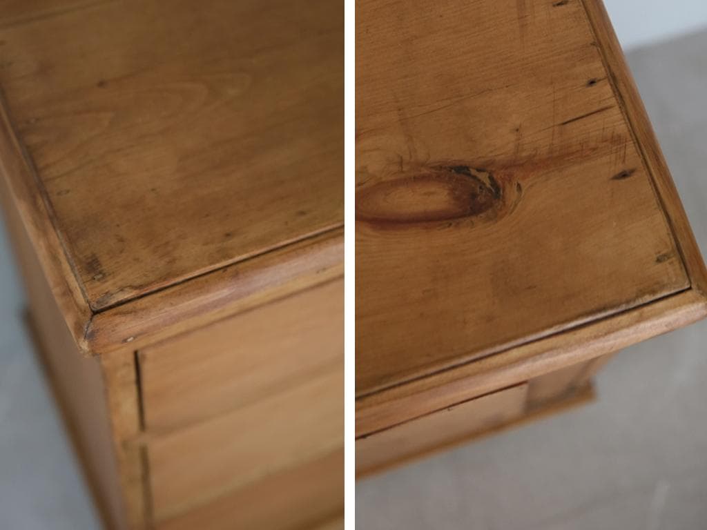 英国アンティーク木製サイドボード/カウンターキャビネット/飾り棚(81-144)