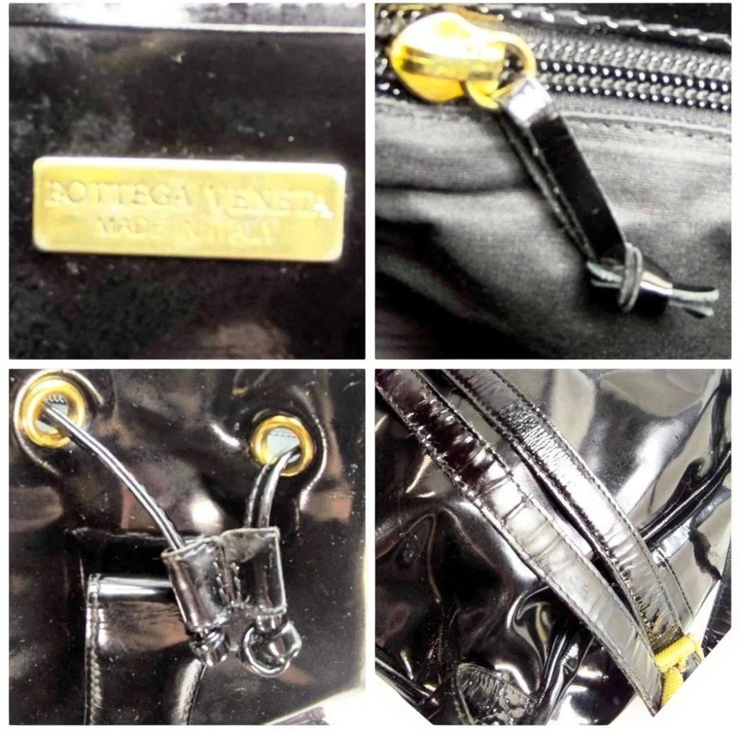 BOTTEGA VENETA イントレチャート リュック 黒 ボッデガヴェネタ