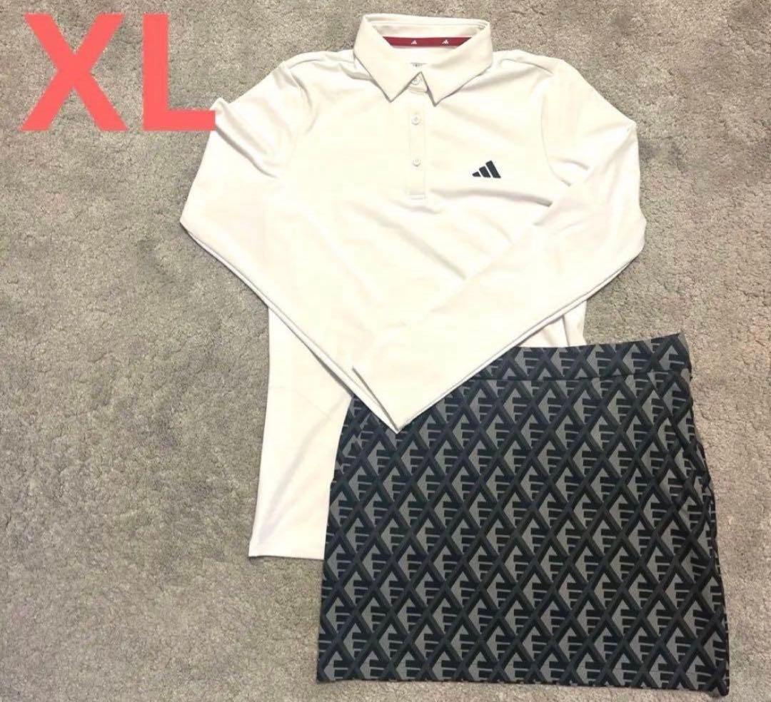 アディダスゴルフ⛳️スカートレディースセットアップXLサイズ