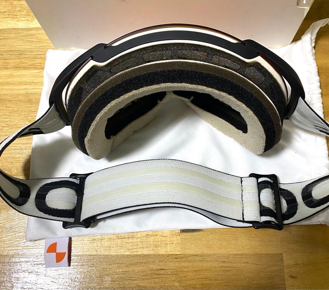 POC ポックゴーグルCORNEA コーニャ ブラックフレーム オレンジミラー