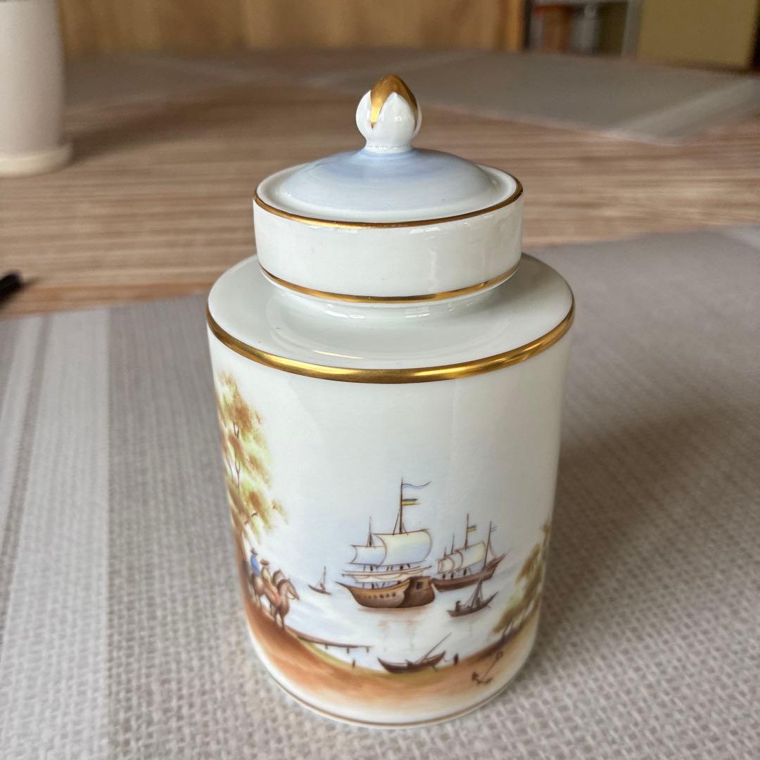 フュルステンベルク FURSTENBERG 希少 手描きティーキャニスター
