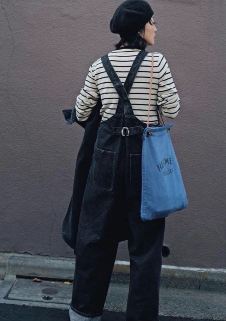 naoさま専用　oblekt 高山都さんコラボ　デニムオーバーオール　サロペット