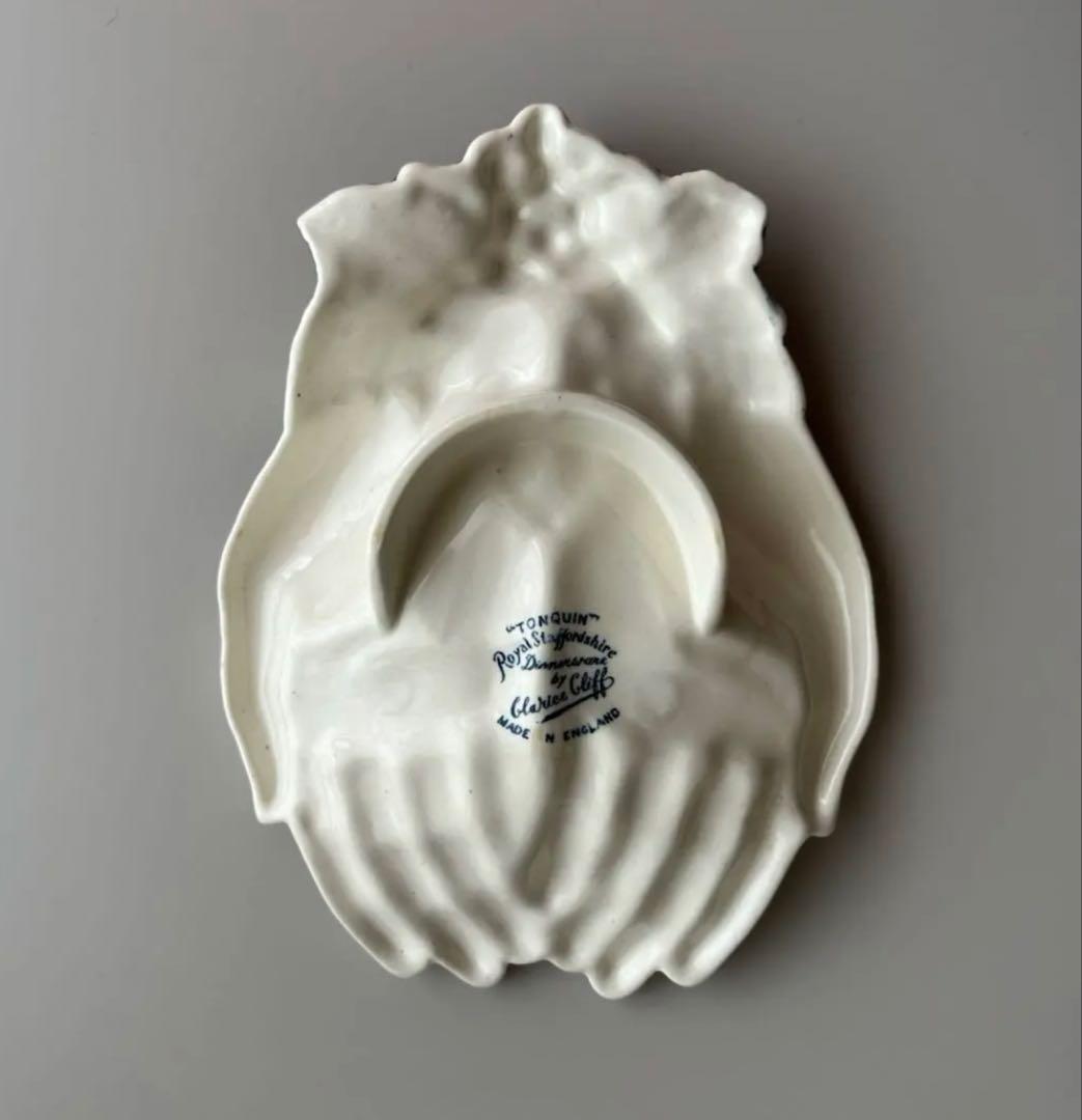 英国ヴィンテージ ♤ ハンドトレイ ♤ クラリス・クリフ