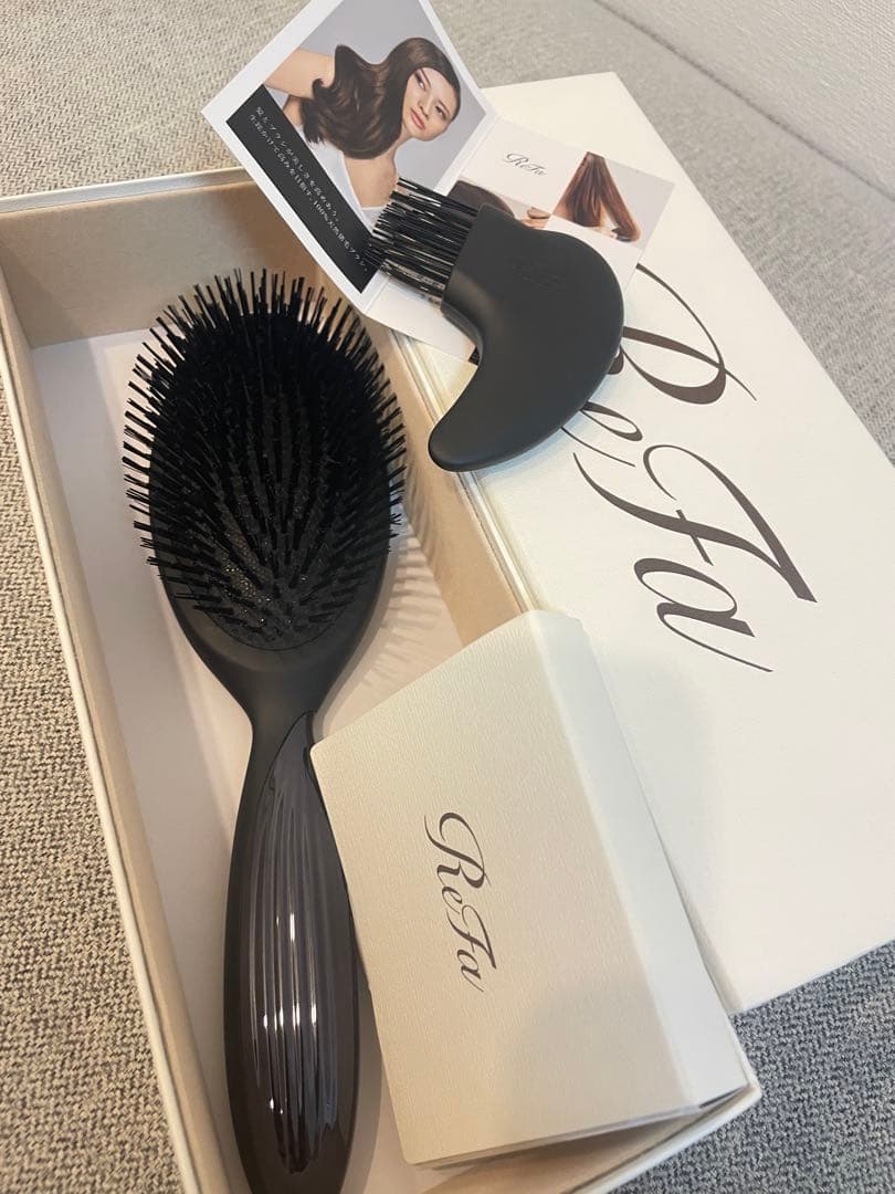 リファブリッスル　高級ブラシ　数回使用　100%天然猪毛ブラシ