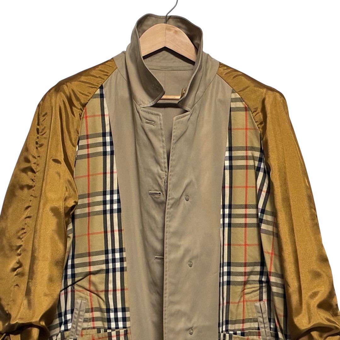 Burberrys’ 90s前期 総ノバチェック ステンカラーコート ロング丈