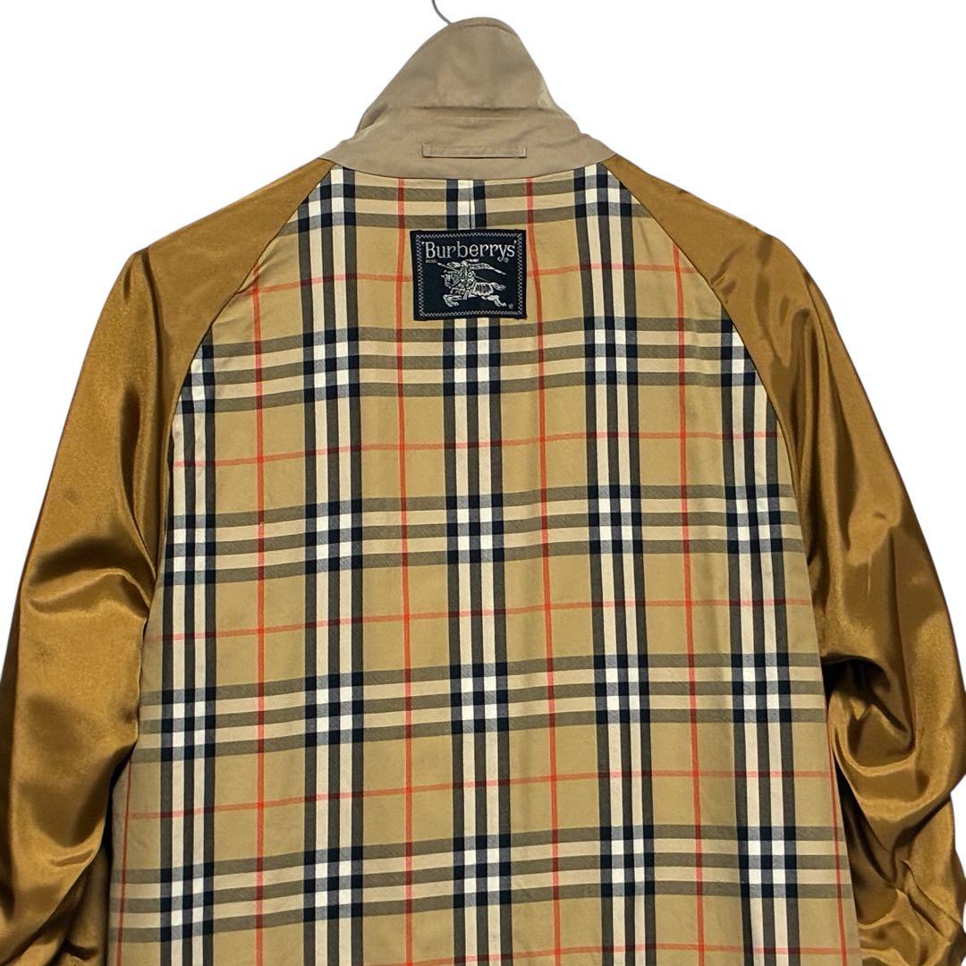 Burberrys’ 90s前期 総ノバチェック ステンカラーコート ロング丈