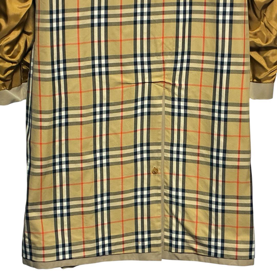 Burberrys’ 90s前期 総ノバチェック ステンカラーコート ロング丈