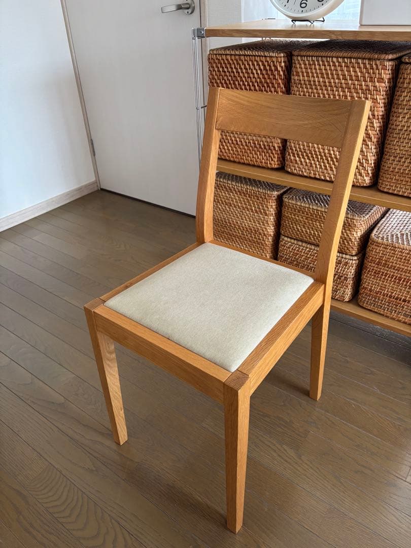 無印良品 オーク材チェア（B）