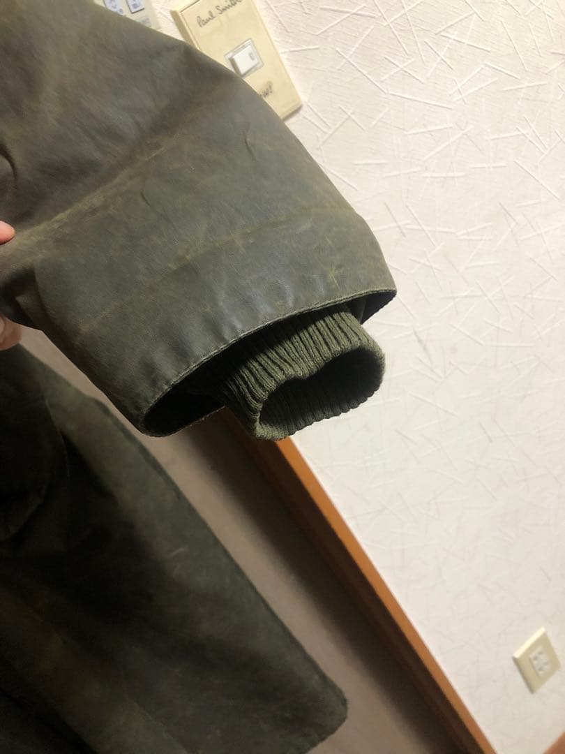 バブアー バーレー ９０年頃c42 フード付き