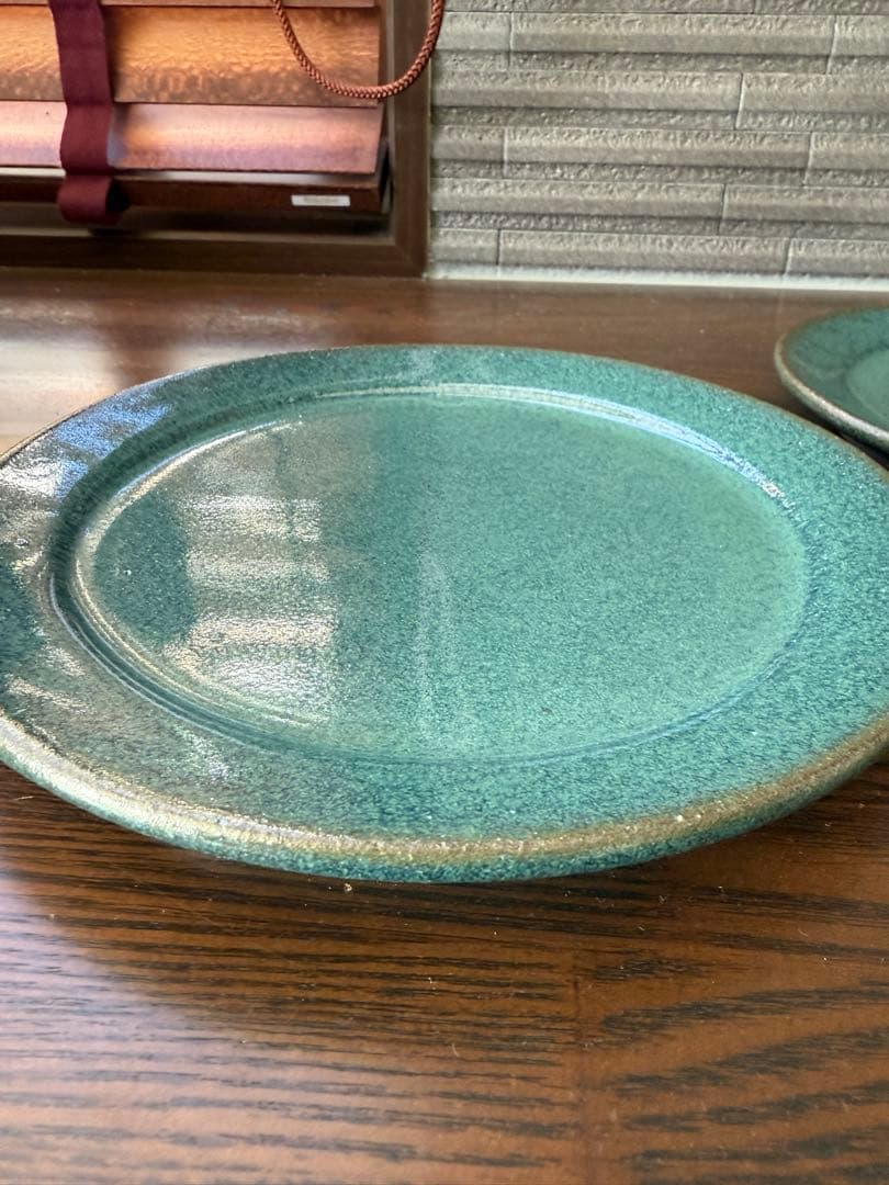 はむたろう小澤基晴　翡翠7寸皿　3枚セット