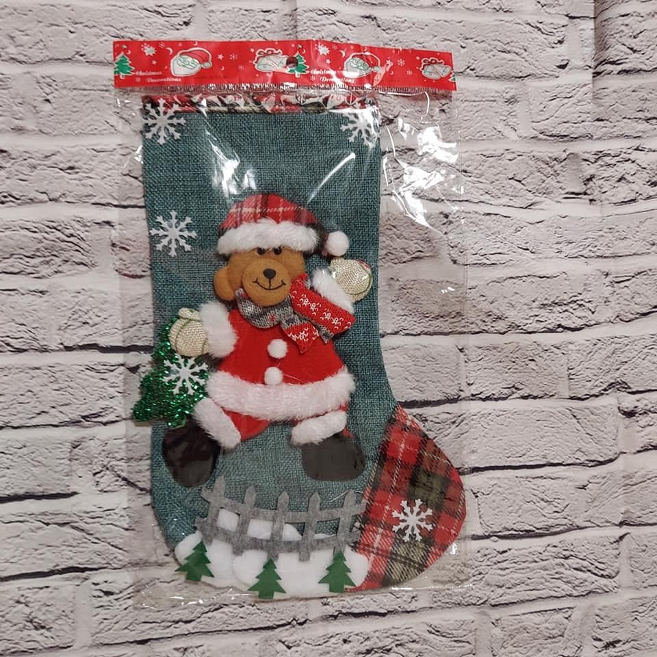 限定品 クリスマス 靴下 オーナメント 飾り ツリー サンタ 2点セット