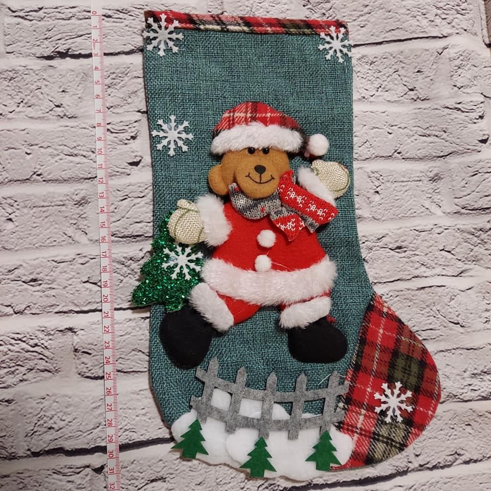 限定品 クリスマス 靴下 オーナメント 飾り ツリー サンタ 2点セット