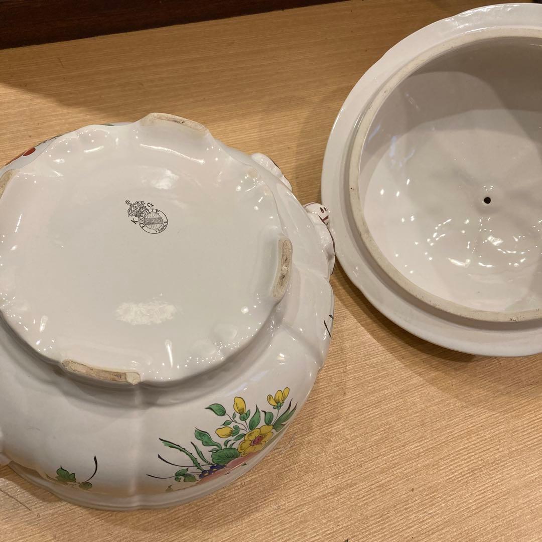 フランスアンティーク　リュネヴィル　スープストック