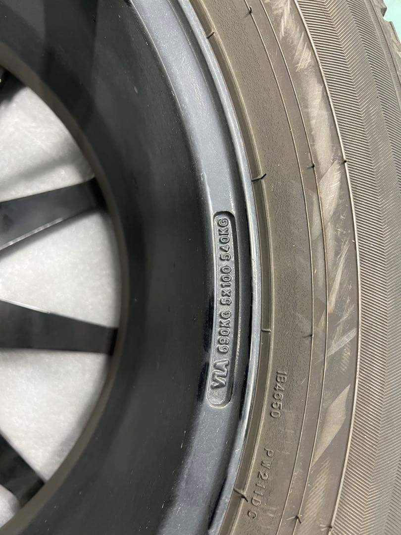 ダンロップ 225/60R17 17インチホイールスタッドレスタイヤセット4本