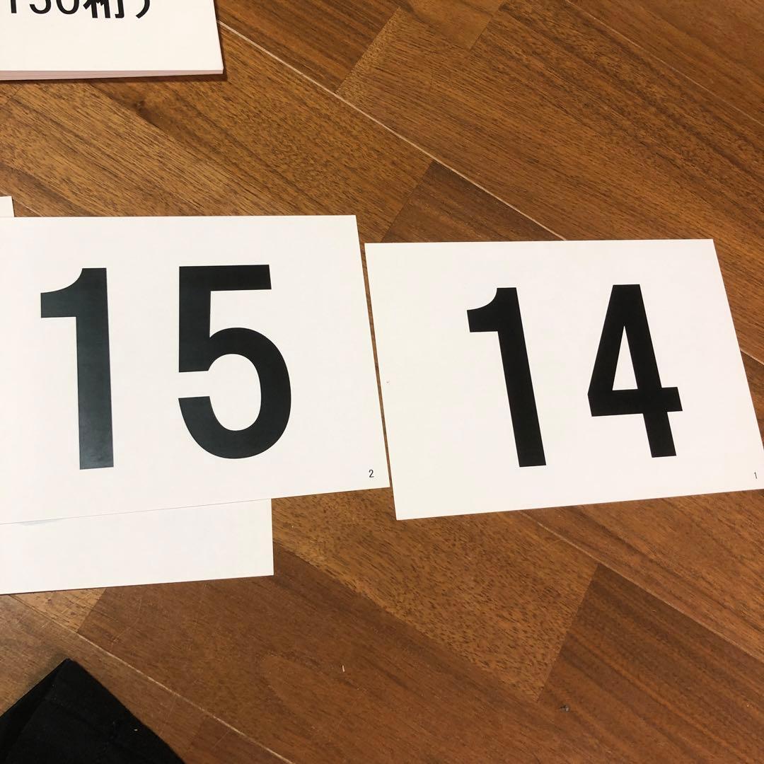 七田式　フラッシュカード　円周率カード　1〜250桁　両面印刷　CD付