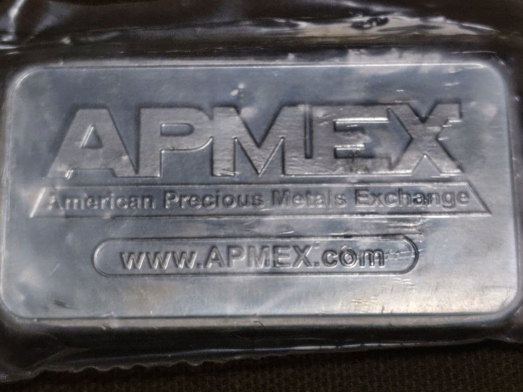 APMEX 5トロイオンス 999ファインシルバー約155g