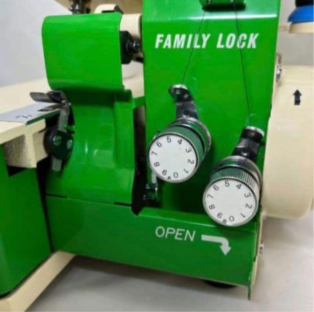整備済 動作良好 ジャノメ FAMILYLOCK ロックミシン FR-750