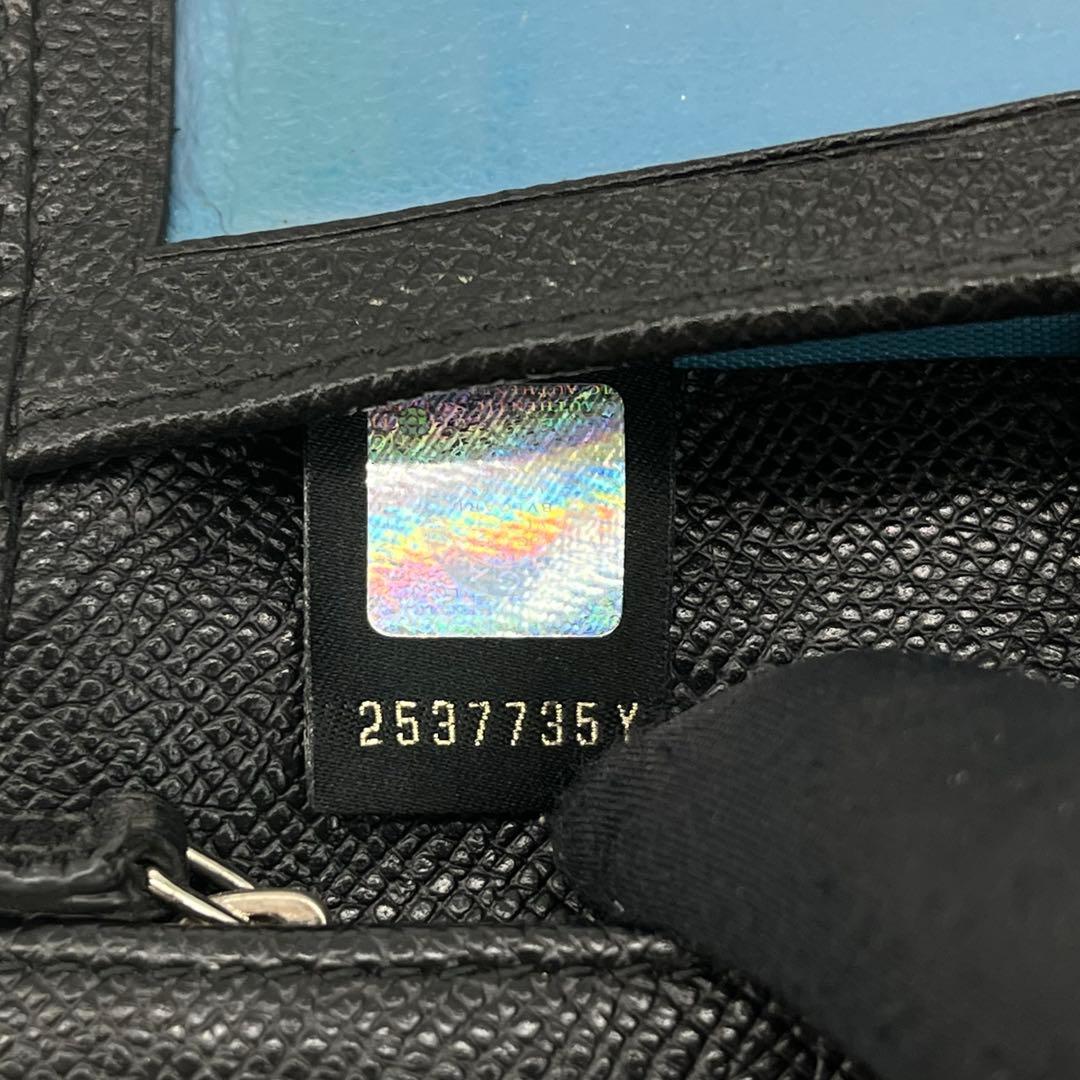 希少✨ブルガリ 長財布 ロゴクリップ グレインレザー ブラック バイカラー