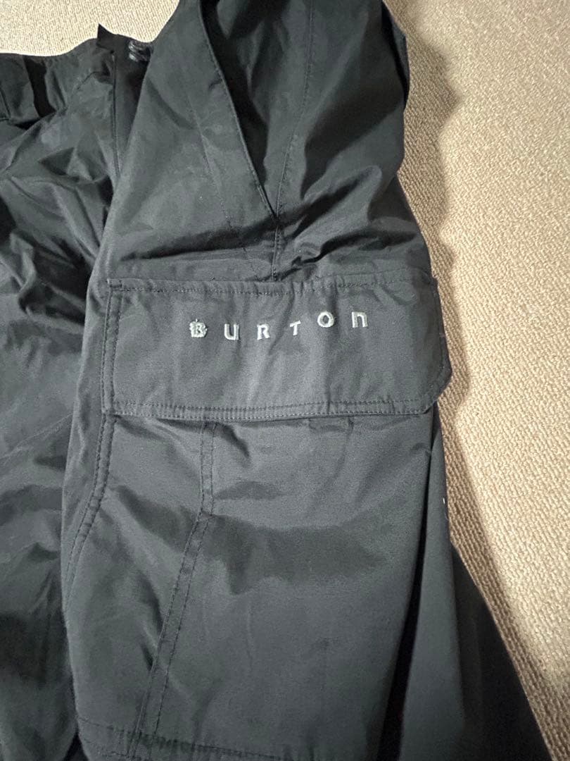 BURTON 上下セット　スノボウェア　グリーン フード付きジャケット&パンツ