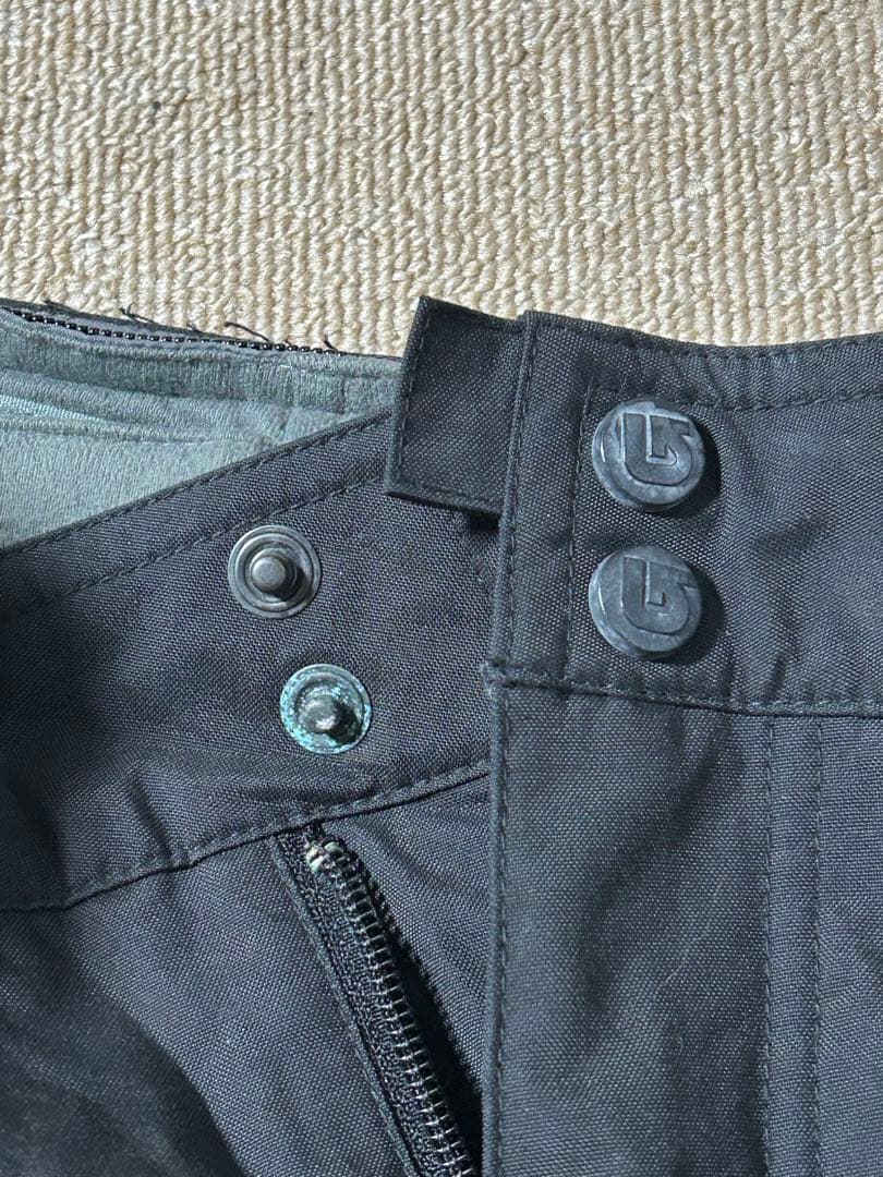 BURTON 上下セット　スノボウェア　グリーン フード付きジャケット&パンツ