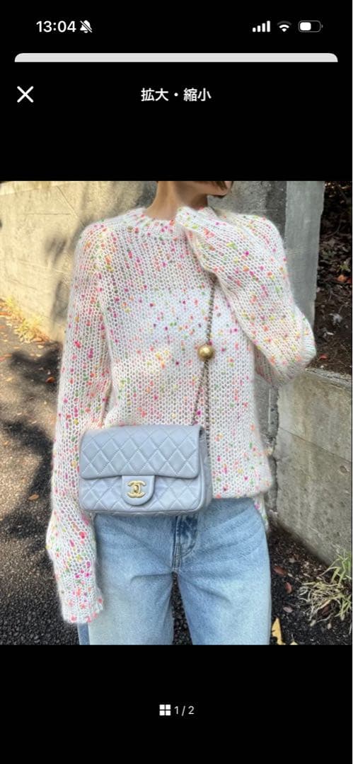 Cygne カラフルポンポンニット Sylvian シーニュ