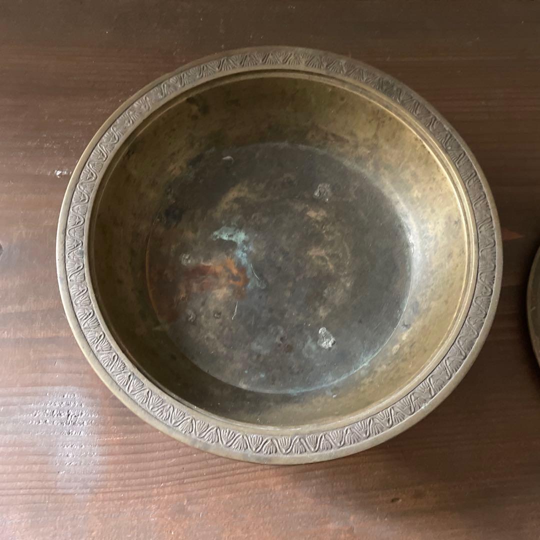 古道具 アンティーク 銅製 灰皿