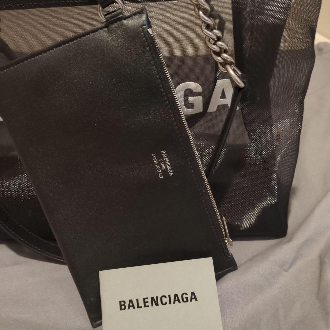 BALENCIAGAバレンシアガデューティーフリートートバッグメッシュ