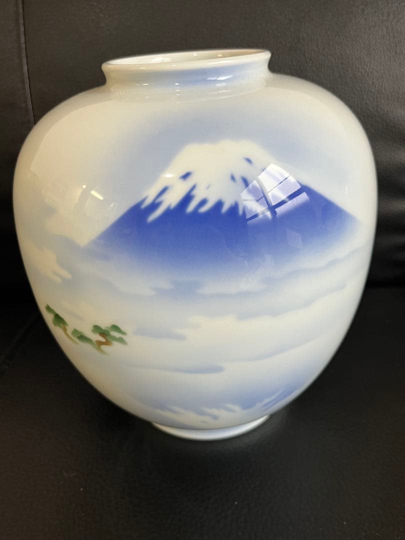 深川製磁 富士山 花瓶