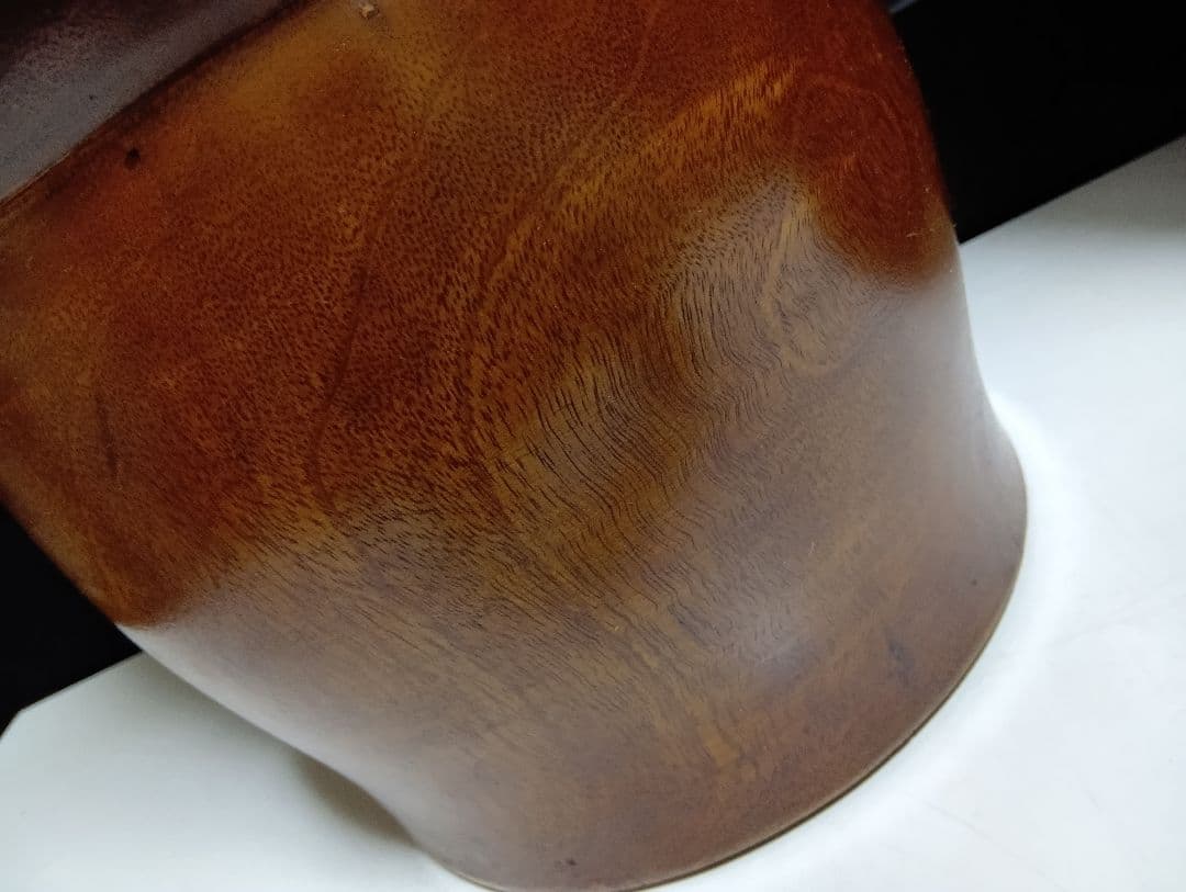 希少　桜屋工業　チーク　無垢材　くり貫き　スツール　男女　２脚