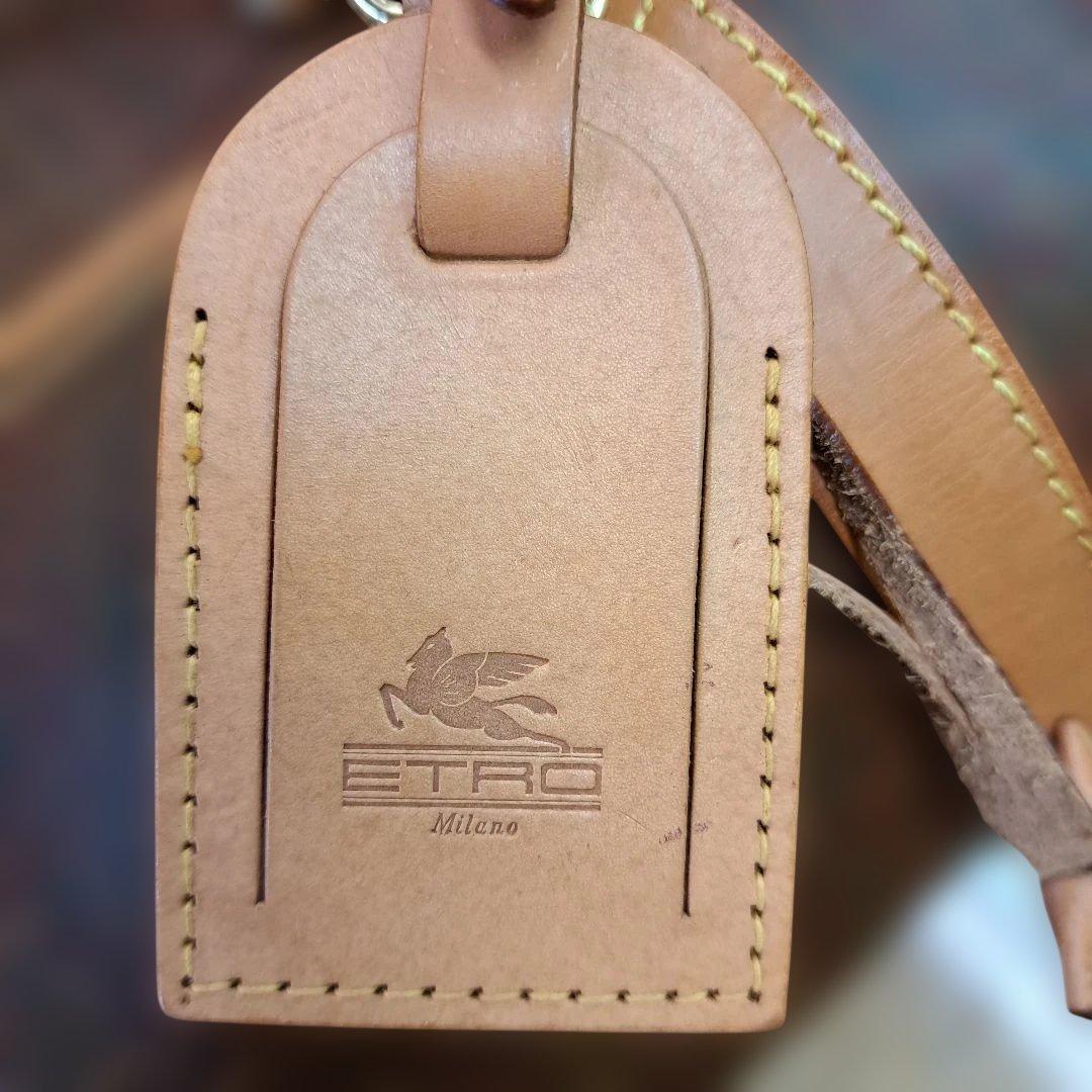 美品エトロ ボストンバッグ　ペイズリー柄