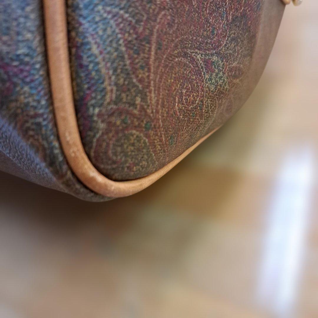 美品エトロ ボストンバッグ　ペイズリー柄