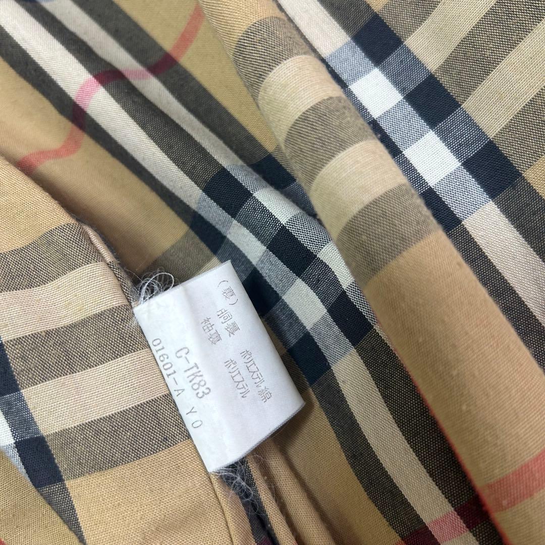 美品　着丈114 バーバリー　メンズ　ライナー付ベルト　比翼ロングトレンチコート