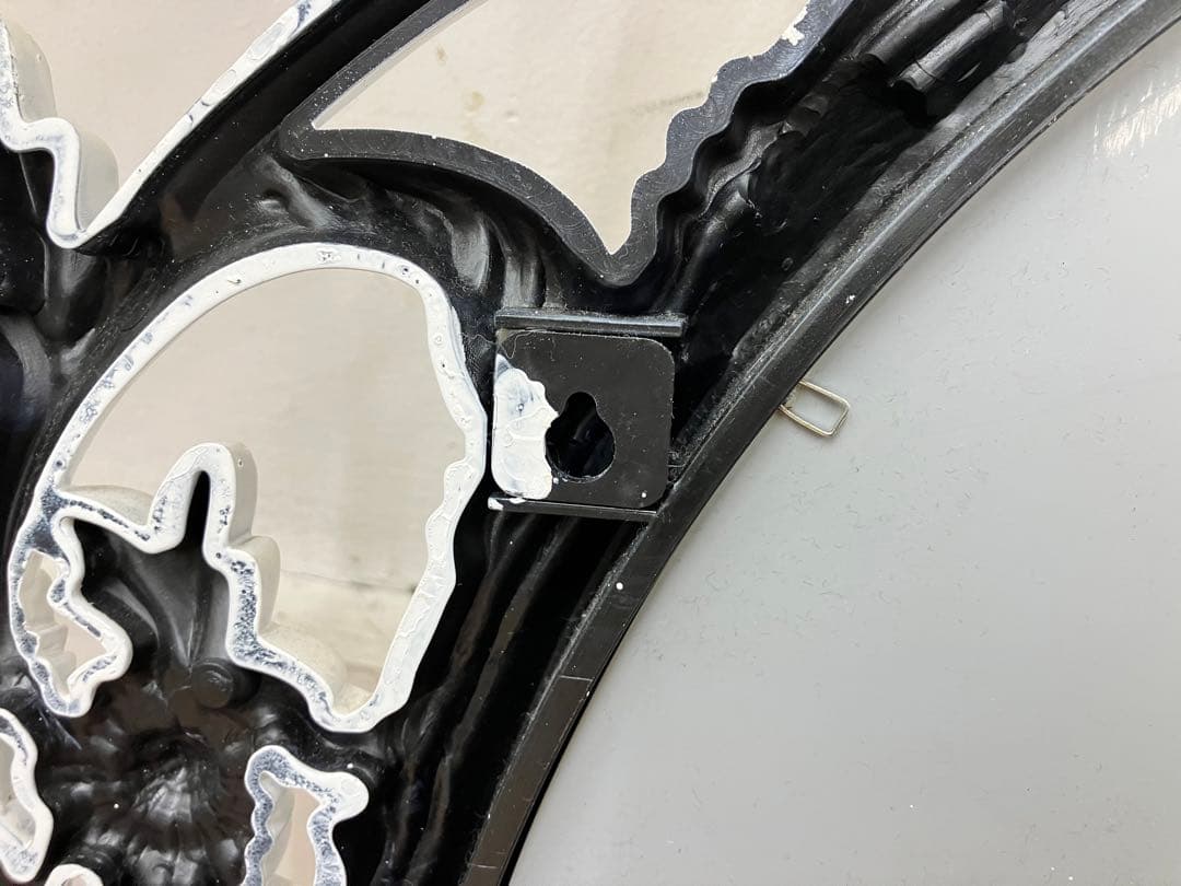 引取可　IKEA UNG DRILL ミラータイプ　ホワイト塗り　良品