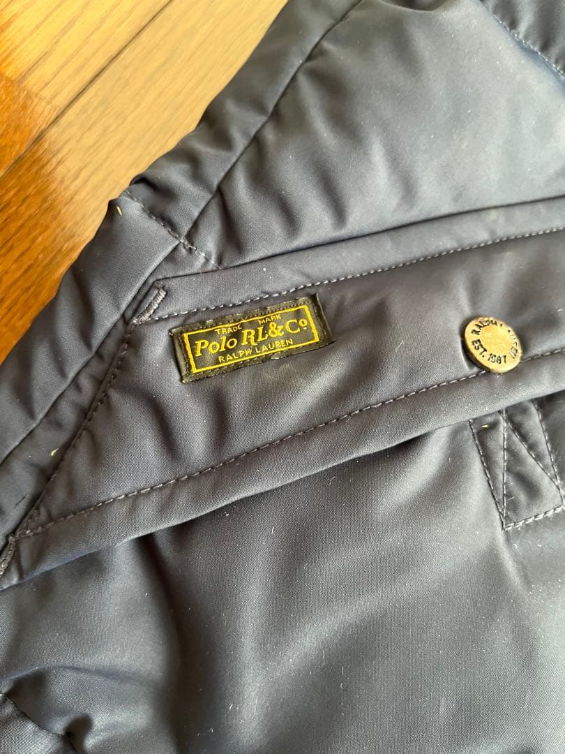 ラルフローレン　ダウンベスト フード付き