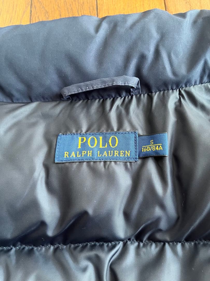 ラルフローレン　ダウンベスト フード付き