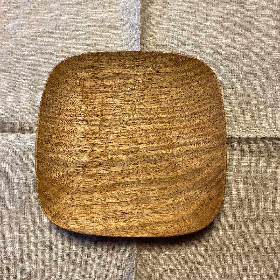 山口和宏さん　木の皿　18cm