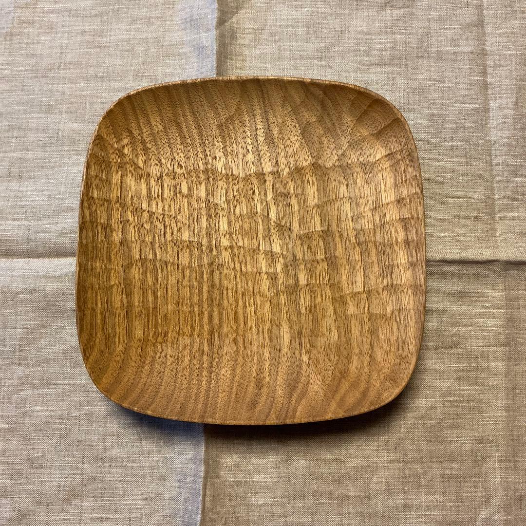 山口和宏さん　木の皿　18cm